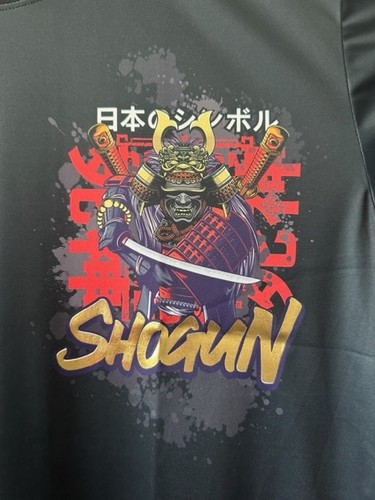 Cool Tshirt Japanese Style Light weight comfortable Unisex Machine Wash Shogun - Picture 6 of 6