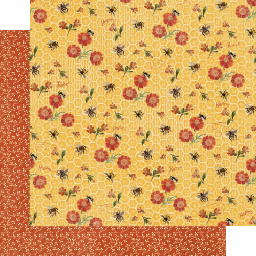 GRAPHIC 45 "LET IT BEE" BUNDLE 12X12, 8X8 EMBELLISHMENTS RETIRED SCRAPJACK'S - Picture 15 of 17