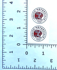 Pair of Indian Motorcycle water slide decal set