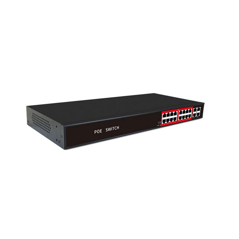 Switch PoE A 4 O 8 Porte SPOE4816 Per Telecamere IP E NVR - Dispositivo Di Rete Power Over Ethernet