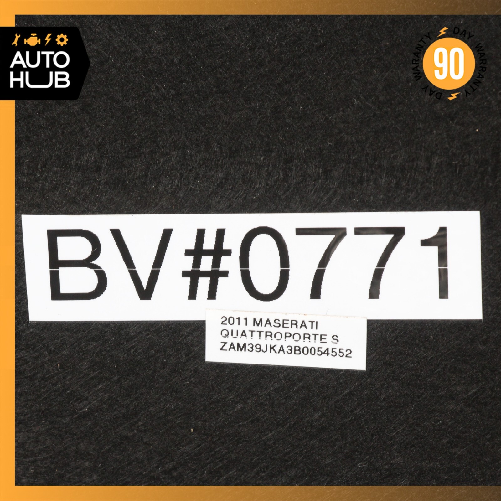 03-13 Maserati Quattroporte S GT S M139 Trunk Interior Luggage Cover OEM