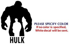 Hulk Funny Game Graphic Die Cut decal sticker Car Truck Boat Window 7"
