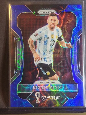 2022 Prizm World Cup Lionel Messi 11/135 BLUE Choice Scope #7