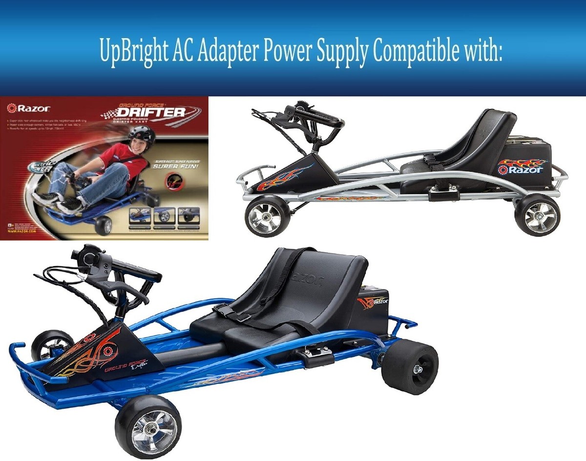 AC DC Adapter For Razor Ground Force Drifter Electric Go Kart