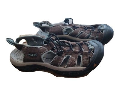 Keen Dark Blue and Brown Woven Sandals Keen Women main image 3