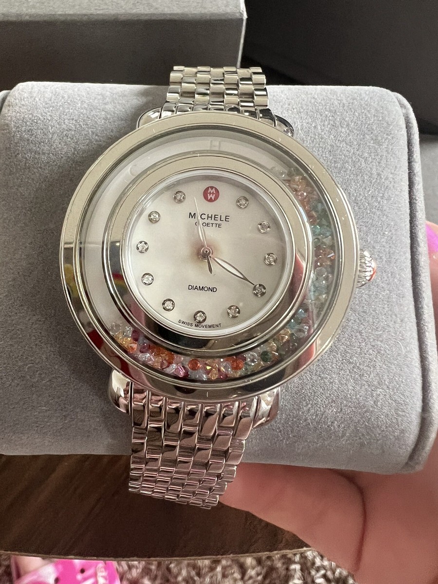 Michele Multicoloured Stone Watch UK