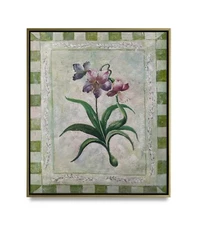 NY Art-Original Oil Painting of Still-Life Flower on Canvas 20x24 Framed