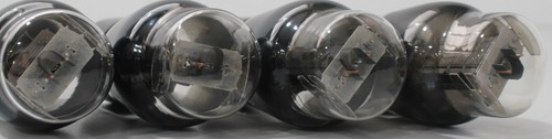 JAN 6Y6G GE Black Coated Glass Made in U.S.A Amplitrex tested 1 Match Quad 4 Pcs - Picture 8 of 10