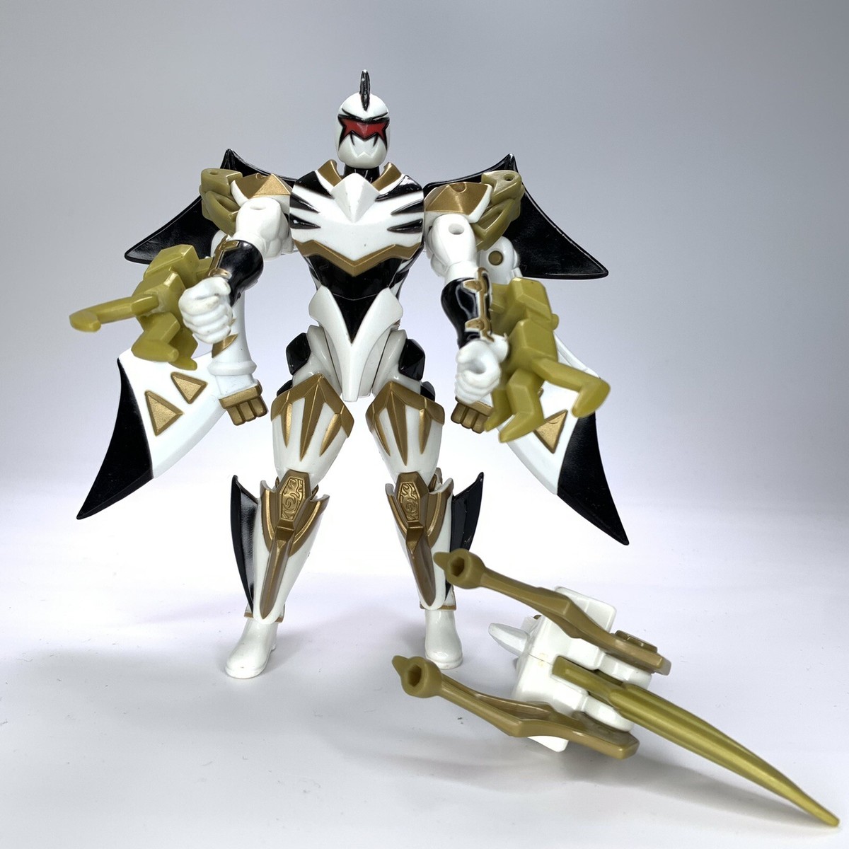Power Rangers Dino Thunder White Quadro-Battlized Power