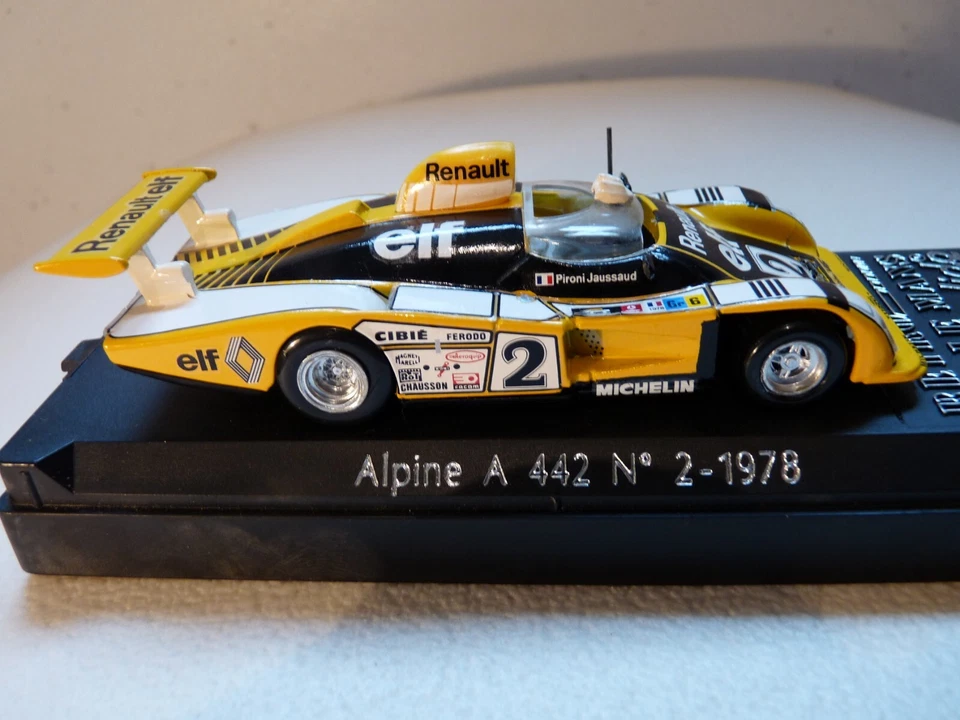 Modèle réduit ALPINE RENAULT A442 N°2 WINNER Le MANS 1978 marque SOLIDO AU  1/43 - Photo 4/4