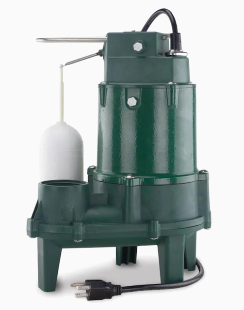 Zoeller 12630001 1/2 HP Sewage Pump for sale online eBay