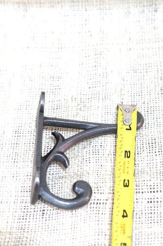 12 GANCHOS PARA ABRIGO ESTILO ANTIGUO HIERRO FUNDIDO 4.5" PARED DOBLE RESTAURACIÓN INDUSTRIAL - Imagen 7 de 8