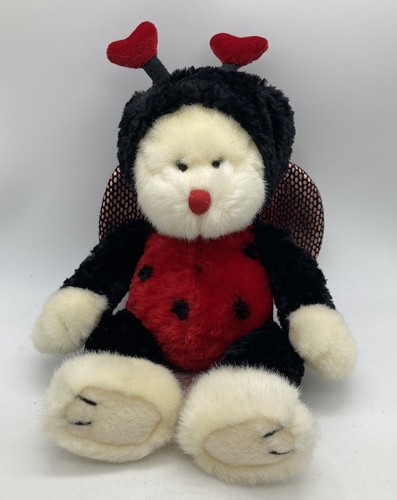 Russ Berrie Buzzie Ladybug Teddy Bear Love Bug Plush Stuffed Animal Soft Toy 10” - Picture 2 of 9