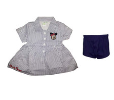 Disney Abitino neonata Mezza Manica a Camicia con Mutan  Minnie topolina 12 MESI