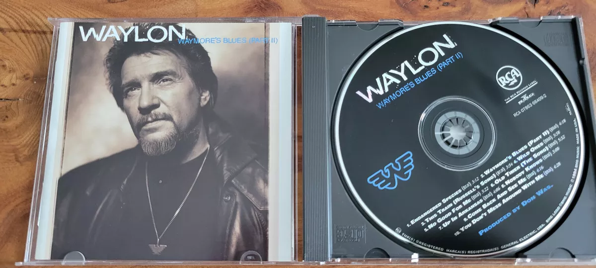Waylon Jennings CD Waymores Blues (Part 2 II) hits Endangered Species Don  Was | eBay