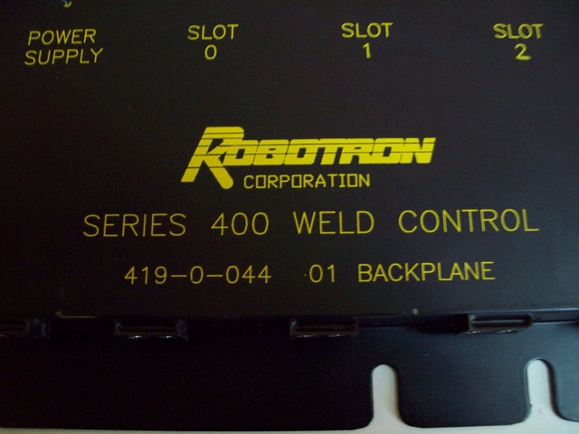 ROBOTRON 419 0 044 01 WELD CONTROL BACKPLANE SERIES 400 For Sale 