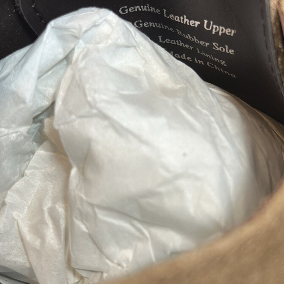 The Men's Store at Bloomingdale's Cap Toe Tan Suede Oxford Shoes Size 9