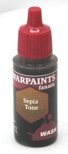 Army Painter WP3203 Sepia Tone 18ml  Warpaints Fanatic Wash Brown Acrylic