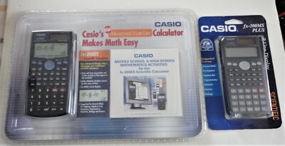 2 New Casio Calculator FX-300ES Makes Math Easy Software & FX-300MS Plus Science