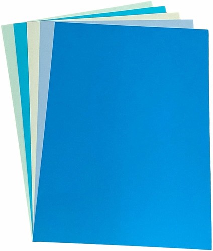 A4 Coloured Card 160gsm Mixed Assorted Tint Shade 50 Sheet Pack - 10 Each Colour - Picture 3 of 5