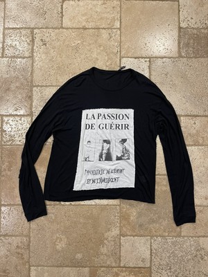 T-shirt Enfants Riches Déprimés (ERD) - Taille M, Blanc, Motif Mussolini, Neuf Avec étiquette