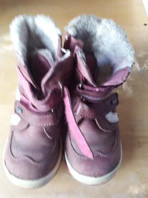 Mädchen Winterstiefel bordeaux, mit Klettverschluss, Lasocki Kids, Gr.23, gut