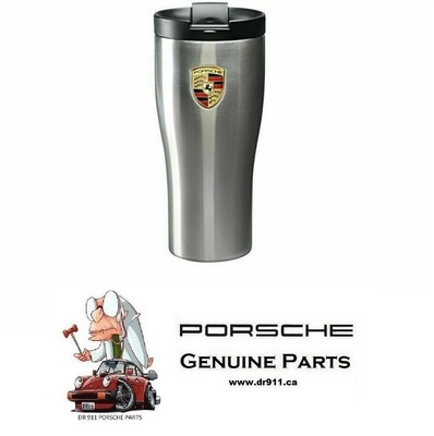New Genuine Porsche Thermo Mug Insulated Flask Stainless OE WAP0500640H
