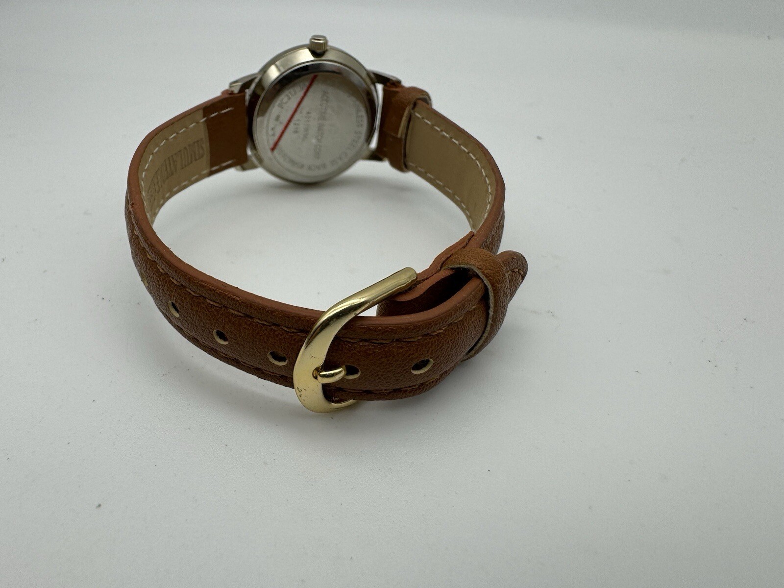 Accutime Watch Corp. Leather Band Working