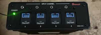 Starrett 761A Data Collector System With Starrett Power Adapter: used Functional