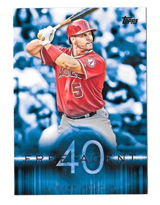 2015 Topps Free Agent 40 - LOS ANGELES ANGELS Team set 