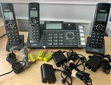 VTech DS6251-3 DECT 6.0 2 Line Cordless Phone w/ Answering, 80-1401-00 *USED* 3