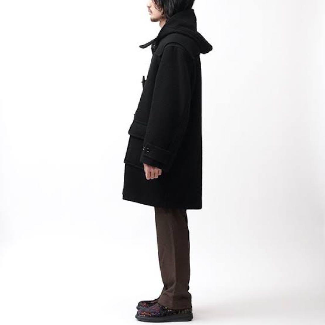 Blurhms Wool Melton Duffle Coat SG Size 3 Dark Navy Mid Blurhms Wool Melton Duffle Coat SG Size 3 Dark Navy Mid