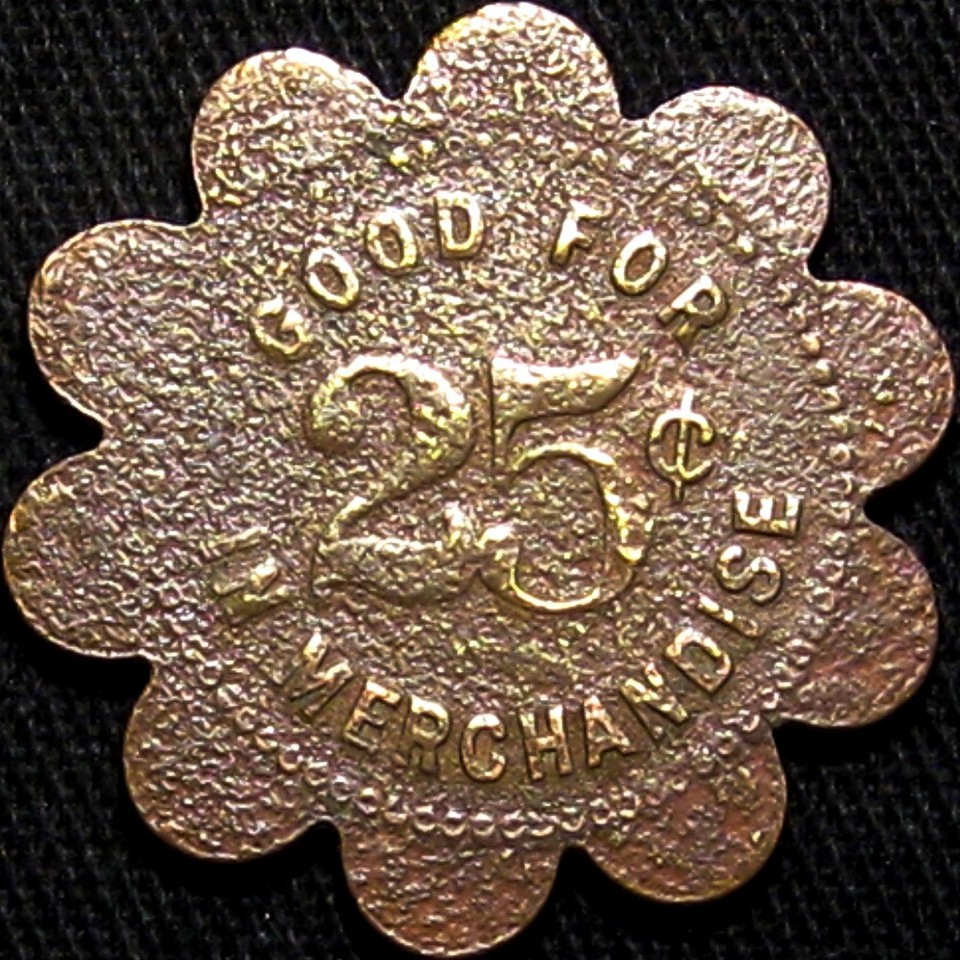 1910 Daphne Alabama Unl Lumber Scrip Good For Token Paterson 25 Denom