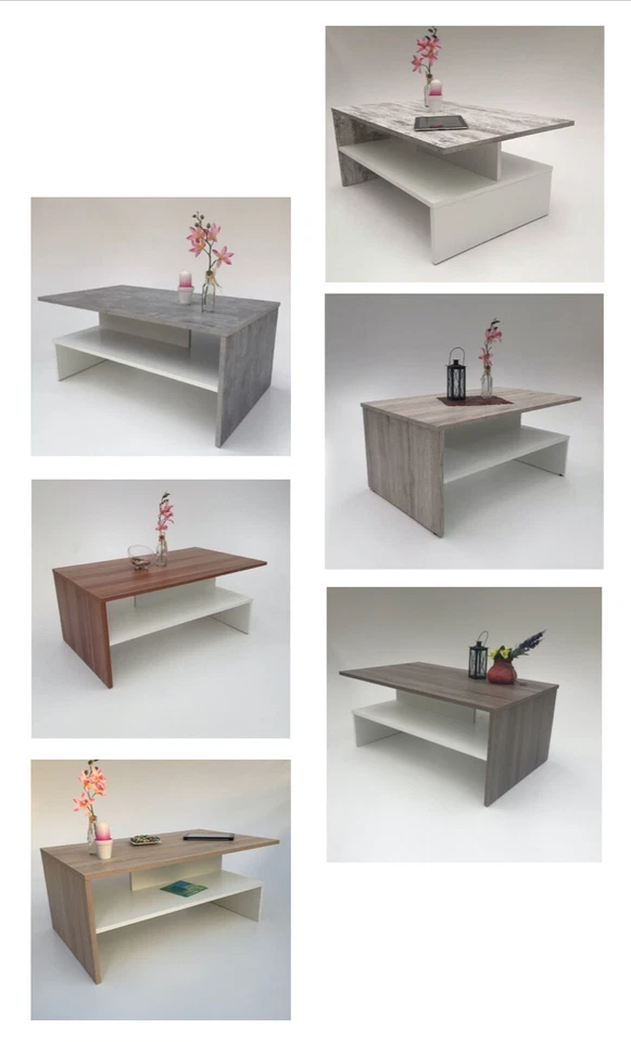 Couchtisch Wohnzimmertisch Sofatisch Kaffeetisch Holztisch Sandeiche SW NEU - Bild 3 von 4