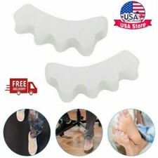 4pcs Gel Silicone Bunion Corrector Toe Protector Straightener Spreader Separator