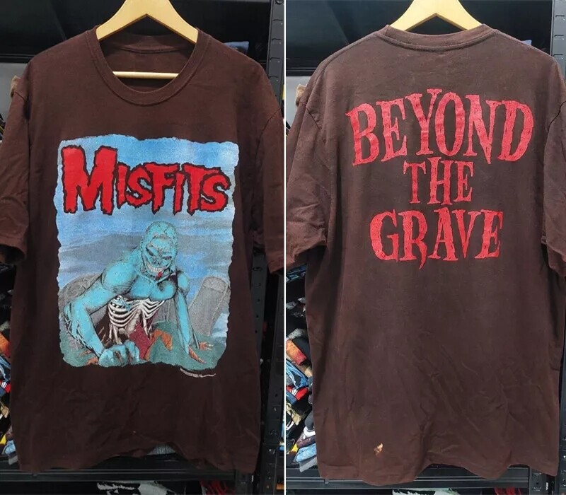 Misfits Band Beyond the Grave Dark Chocolate Short Sleeve Unisex
