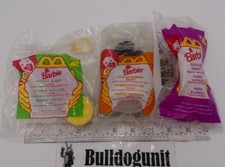 Lot of New Sealed 1995 1996 Barbie Doll Figure  2 4 Mcdonalds Happy Meal Toy