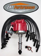 Buick 400 430 455 Big Block 1967-1976 Hei Distributor Red 8mm Hp Plug Wires Buick 400 430 455 Big Block 1967-1976 Hei Distributor Red 8mm Hp Plug Wires