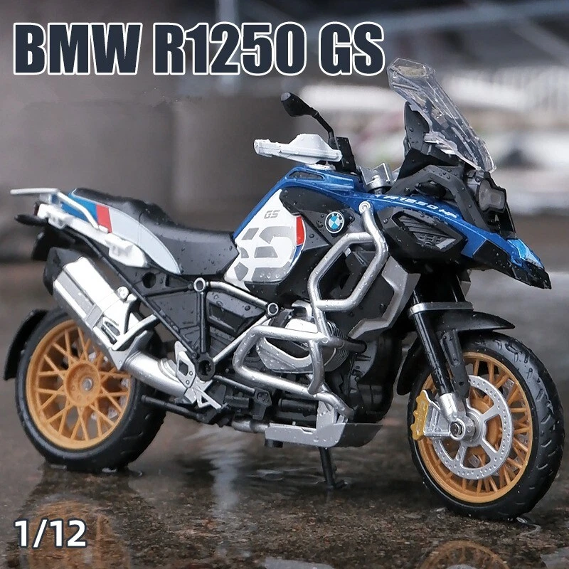 Miniature Maisto BMW R 1250 GS 1/12ème - Accessoire & Stand sur La Bécanerie