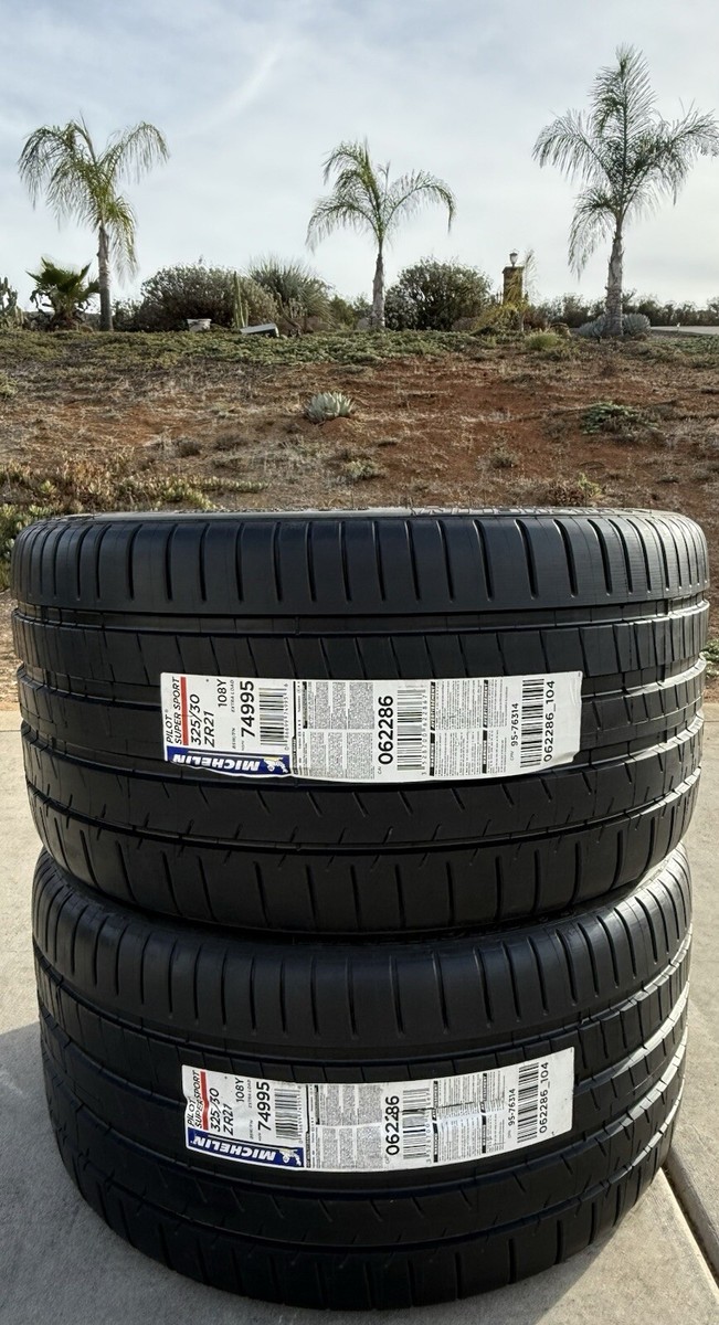 TWO BRAND NEW 325/30ZR21 108Y Michelin Pilot Super Sport BMW X5M