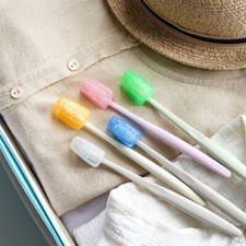 5PCS Portable Toothbrush Head Cover Travel Camping Brush Cap Case Set Protector