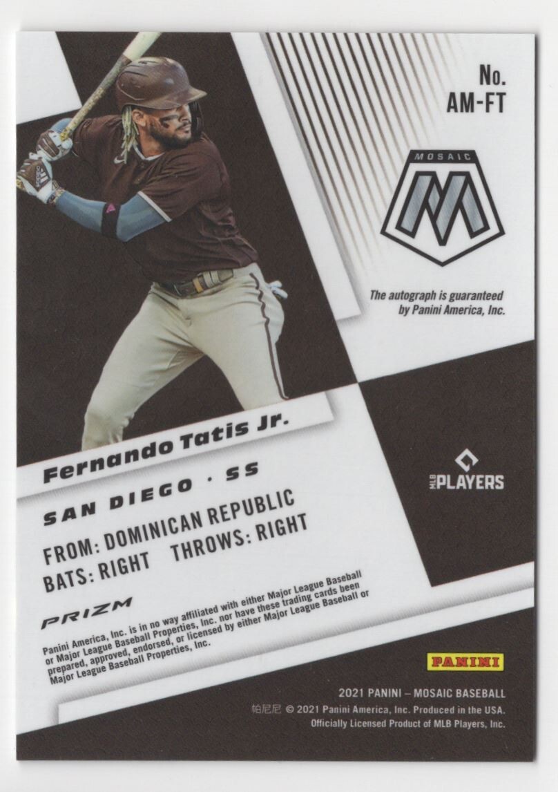 2021 Panini Mosaic - Autographs Mosaic Fernando Tatís Jr. #AM-FT