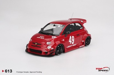 Truescale 1/18 Fiat Nuova 500 Abarth 595 LB Works N 49 Abas 2024