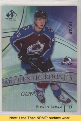 2020 SP Game Used Edition Authentic Rookies 18/45 Bowen Byram Rookie RC READ 0c3