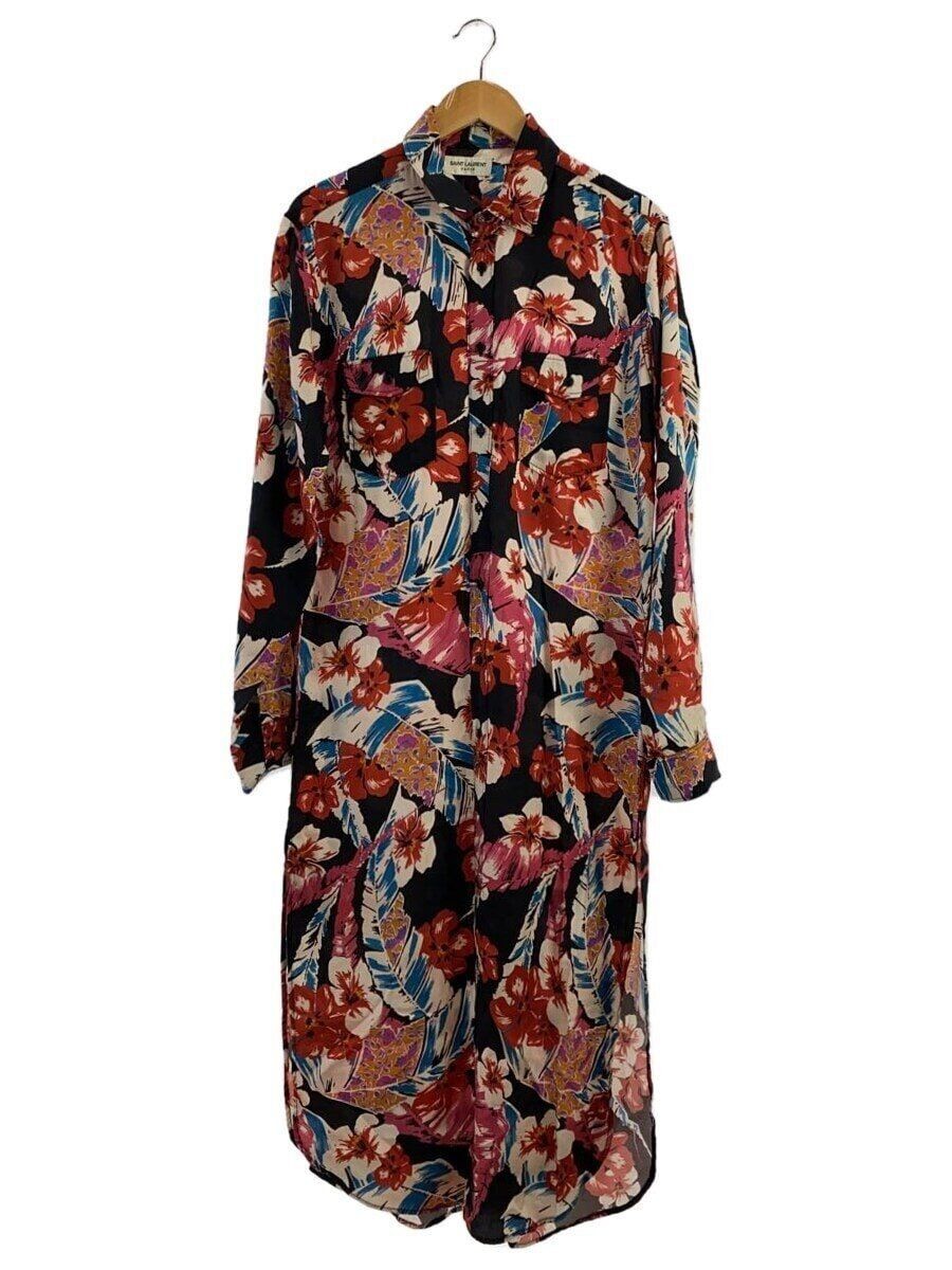 SAINT LAURENT Altro Abito Manica Lunga M Multicolore Floreale 644066 21SS