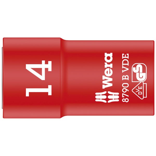 Wera 8790 B Zyklop VDE 3/8"" Drive Socket 14 x 46mm