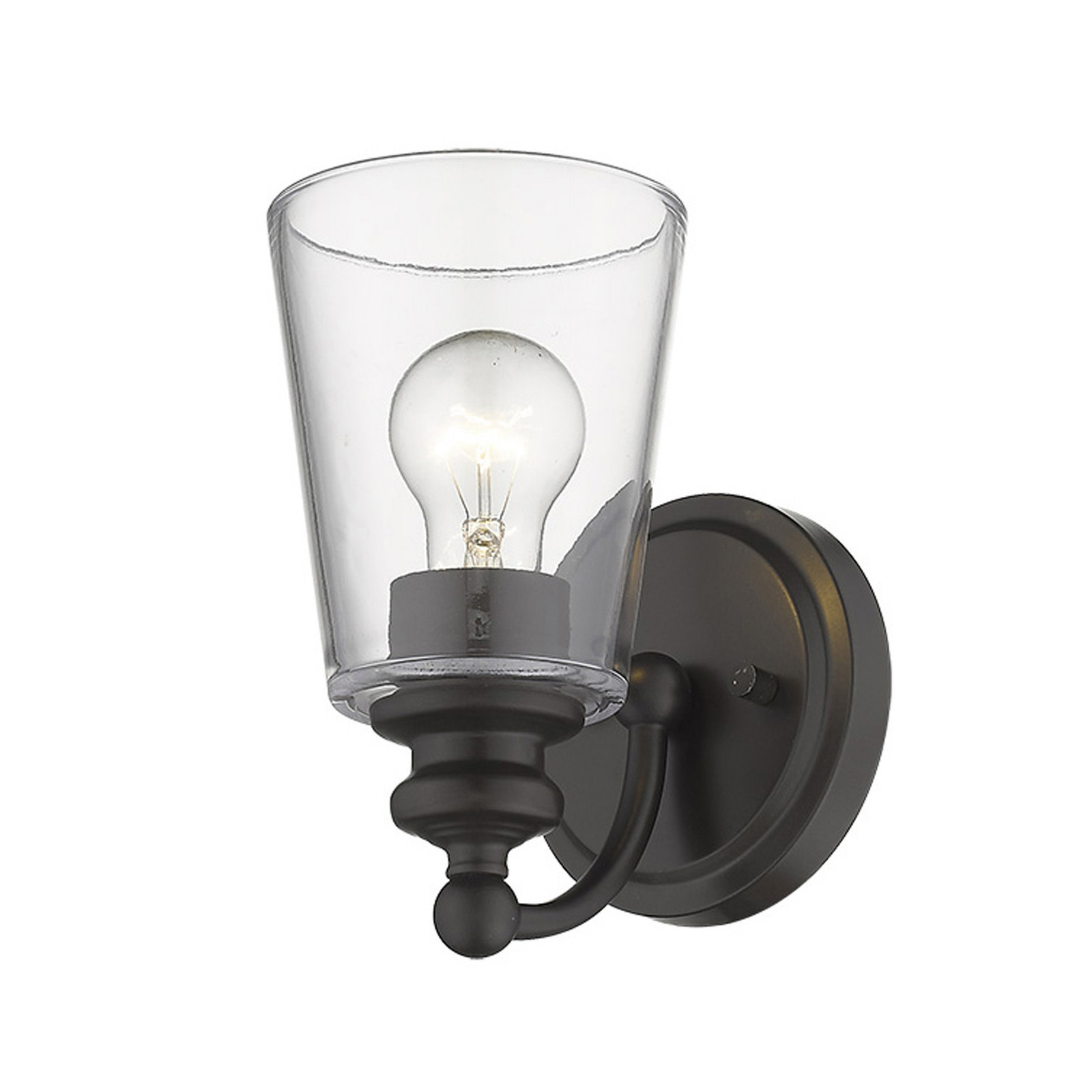 Acclaim Lighting IN41400 Bronze Single Light 8 Inch Bathroom Wall Sconce Fixture