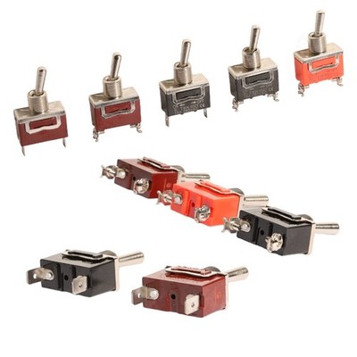 10 Stück Kippschalter Wippschalter 2 Pin SPST 10A 250V AC ON/OFF KFZ LKW Boot DE