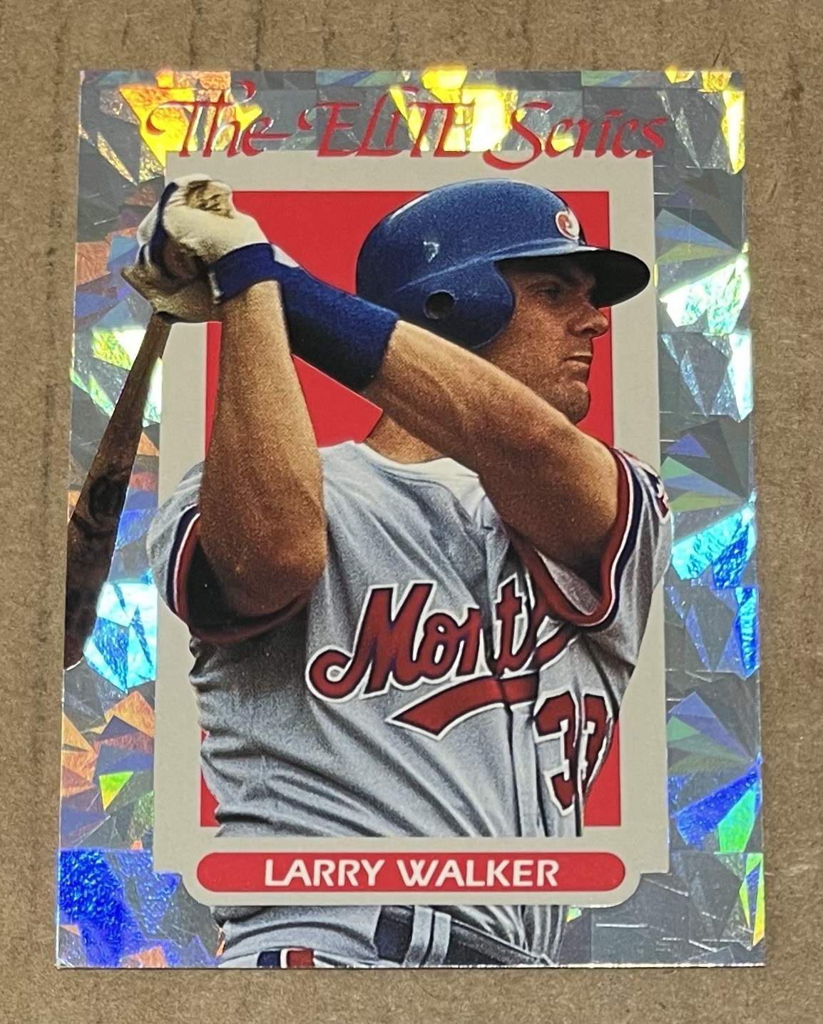 LARRY WALKER 1993 Donruss - The Elite Series #30 of 36 #09509/10000 Expos HOF