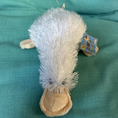 Ganz Webkinz Googles White Platypus HM021 Plush Stuffed Animal Sealed Code